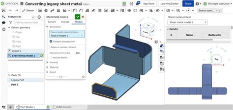 onshape sheet metal drawing|sheet metal bending drawing.